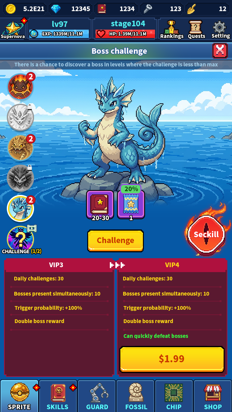 Idle Pet Master boss challenge gameplay